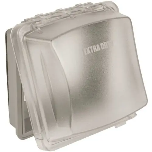 Box Cover, 3.07 in L, 5.43 in W, Polycarbonate Clear Box Cover, 3.07 in L, 5.43 in W, Polycarbonate Clear