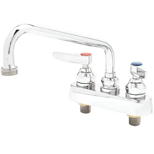 Commercial 2-Handle Bar Faucet with Lever Handles and in Polished Chrome Commercial 2-Handle Bar Faucet with Lever Handles and in Polished Chrome
