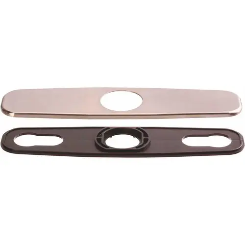 3-Hole Deck Plate in Brushed Nickel 3-Hole Deck Plate in Brushed Nickel
