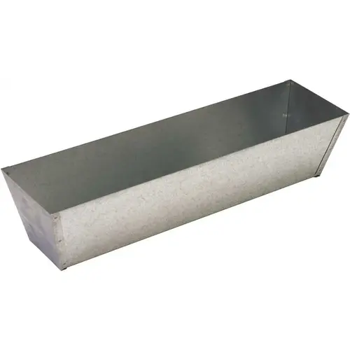 14 in. Galvanized Mud Pan Galvanized Steel, Steel 14 in. Galvanized Mud Pan Galvanized Steel, Steel