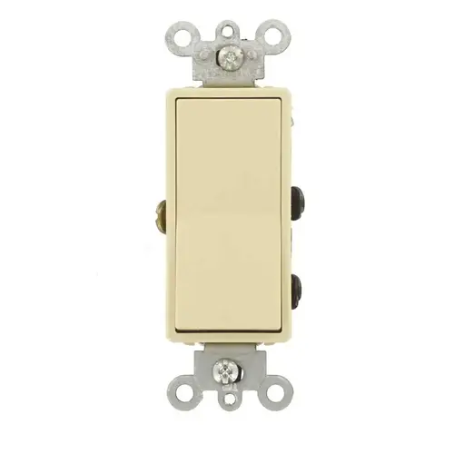 15-Amp 120/277-Volt Decora 4-Way Residential Grade Ac Quiet Rocker Switch, Ivory 15-Amp 120/277-Volt Decora 4-Way Residential Grade Ac Quiet Rocker Switch, Ivory
