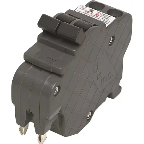 UBIF0230N Circuit Breaker, Type NC, 30 A, 2 -Pole, 120/240 V, Plug Mounting Black