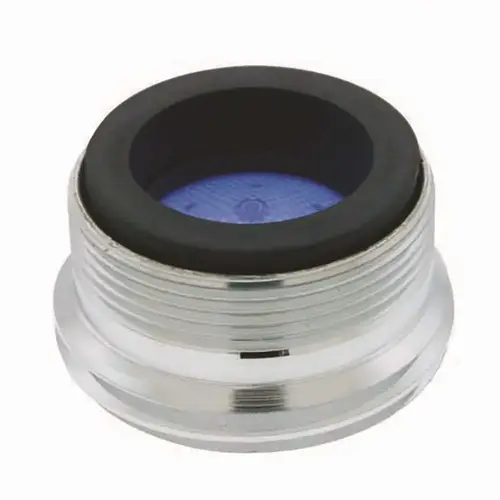 Dual Thread 15/16 in. to 27 in. x 55/64 in. to 27 in. x Male 3/4 in. Lead Free Brass Hose Adapter chrome Dual Thread 15/16 in. to 27 in. x 55/64 in. to 27 in. x Male 3/4 in. Lead Free Brass Hose Adapter chrome