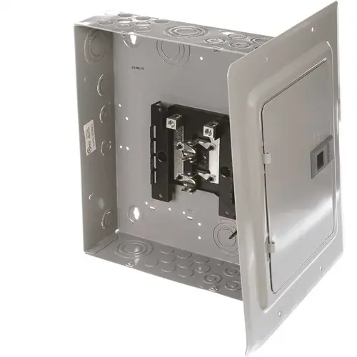 EQ 125 Amp 8-Space 16-Circuit Main Lug Flush Mount Indoor Load Center Gray EQ 125 Amp 8-Space 16-Circuit Main Lug Flush Mount Indoor Load Center Gray