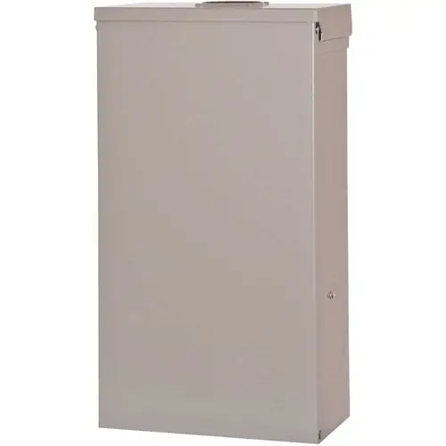 Temporary Power Outlet Panel with 20, 30, 50 Amp Receptacle Surface Mount - Unmetered Gray
