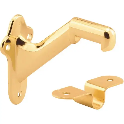 Brass-Plated Handrail Bracket Sets - Pair Brass-Plated Handrail Bracket Sets - Pair