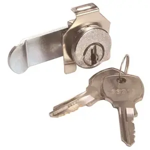 National Brand Alternative 804421 Zinc Alloy Mailbox Lock Brushed Nickel