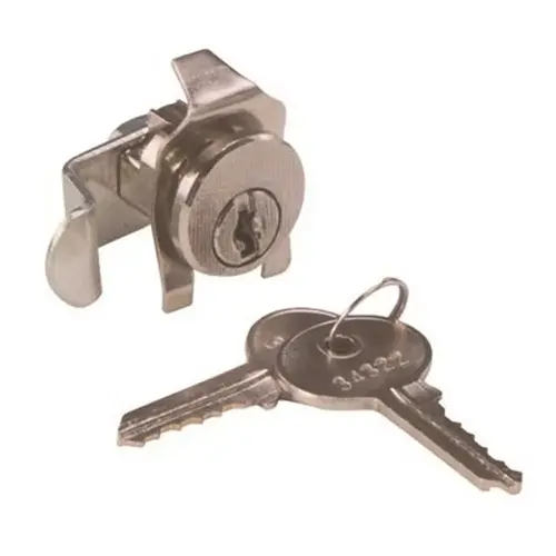 Zinc Alloy Mailbox Lock Brushed Nickel