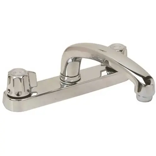Classic Double Handle Kitchen Faucet Chrome 2.2gpm