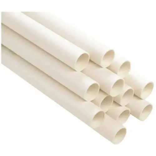 Pipe, 4 in, 10 ft L, Solvent Weld, SCH 40 Schedule, PVC, White Pipe, 4 in, 10 ft L, Solvent Weld, SCH 40 Schedule, PVC, White