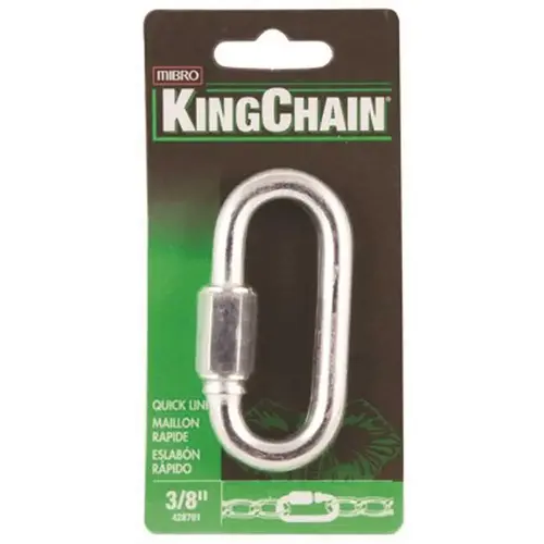 3/8 in. Zinc-Plated Quick Link Metallic