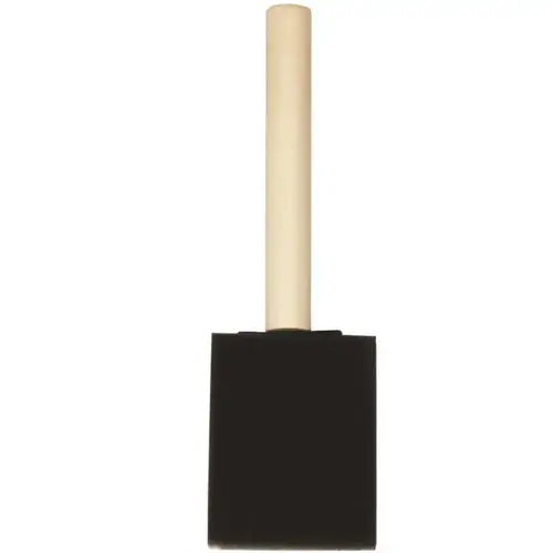 Project Select 2 In. High Density Closed Cell Foam Brush with Wood Peg Handle
