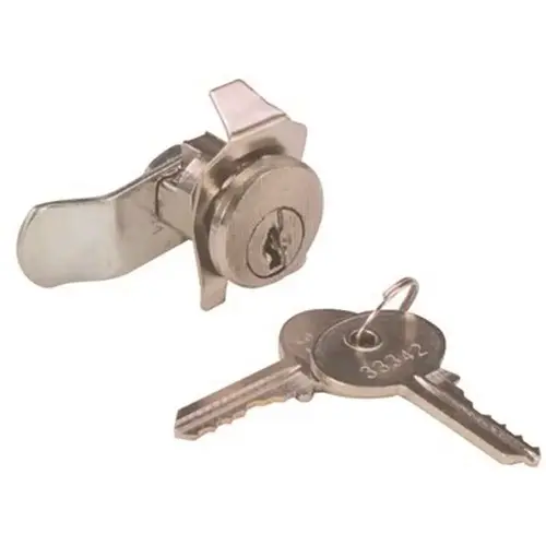 Zinc Alloy Mailbox Lock Brushed Nickel