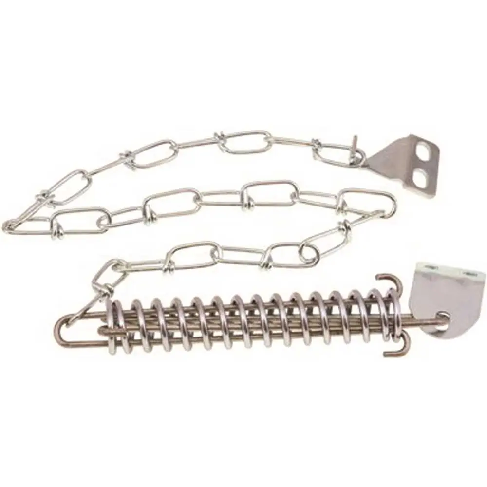 National Brand Alternative Single Spring Door Chain Chrome 15000