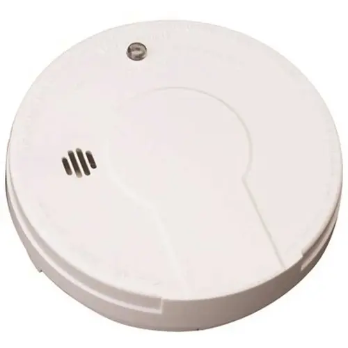 Battery Operated Smoke Detector with Photoelectic Sensor White Battery Operated Smoke Detector with Photoelectic Sensor White