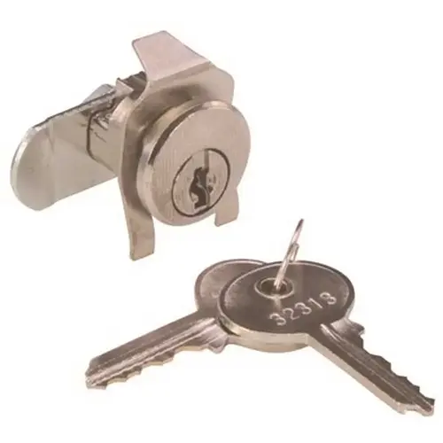 Zinc Alloy Mailbox Lock Brushed Nickel