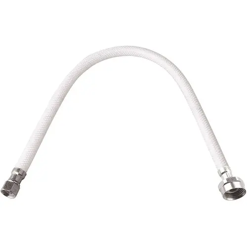 3/8 in. Compression x 7/8 in. Metal Ballcock x 16 in. Vinyl Toilet Connector
