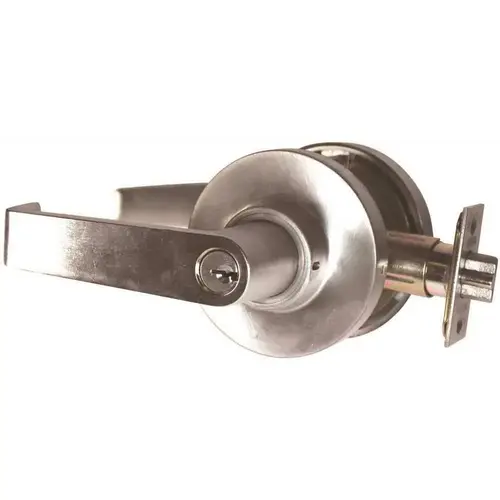 Cylindrical Classroom Function Door Lockset Satin Chrome Cylindrical Classroom Function Door Lockset Satin Chrome