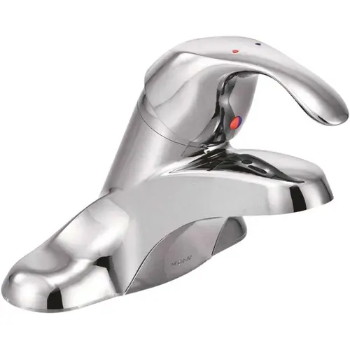 Commercial 4 in. Centerset Single Handle Low-Arc Bathroom Faucet in Chrome Commercial 4 in. Centerset Single Handle Low-Arc Bathroom Faucet in Chrome