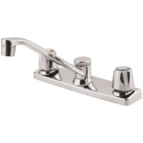 Pfirst Series 2-Handle Standard Kitchen Faucet in Polished Chrome Pfirst Series 2-Handle Standard Kitchen Faucet in Polished Chrome