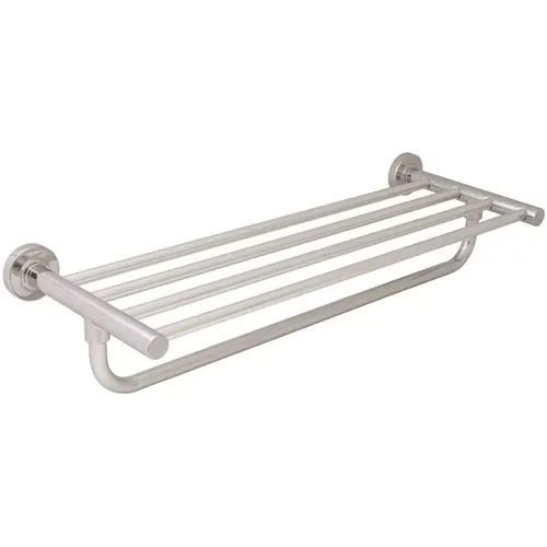 Essen Towel Rack with Hanger Bar in Chrome Essen Towel Rack with Hanger Bar in Chrome