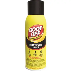 Goof Off FG658 Latex Paint Remover, Liquid, Solvent, Colorless, 12 oz, Aerosol Can