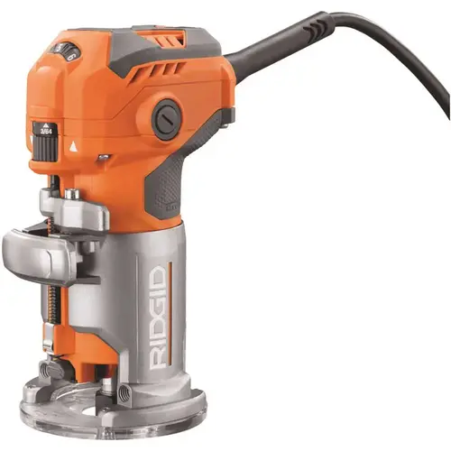 5.5 Amp Corded Compact Fixed-Base Router Orange