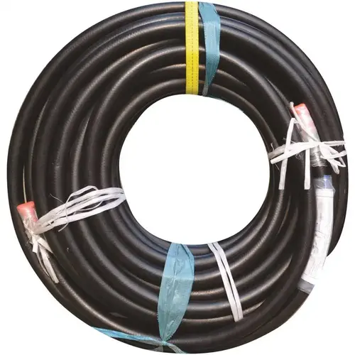 1 in. x 125 in. High Pressure Liquid Propane Gas Rubber Hose Assembly with MNPT x MNPT Black