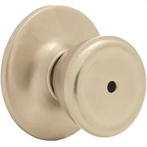 Legend 809037 Satin Nickel Bed/Bath Door Knob with Mobile Home