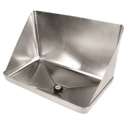 Water Heater Drain Pan, Aluminum, For: 20-1/2 in W x 13 in D Gas or Electric Tankless Water Heaters Silver Metallic Water Heater Drain Pan, Aluminum, For: 20-1/2 in W x 13 in D Gas or Electric Tankless Water Heaters Silver Metallic
