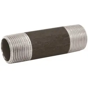 BECK MFG. A800-04-060-01 Schedule 40 1/2 in. x 6 in. Black Nipple