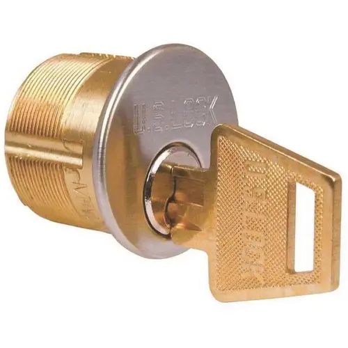 Mortise Cylinder 1-1/8 in. Yale Cam Ga Keyway Chrome Ka2 Mortise Cylinder 1-1/8 in. Yale Cam Ga Keyway Chrome Ka2