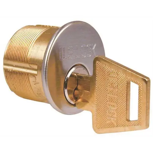 1-1/8 in. Yale Cam D1 Keyway Chrome KA2 Mortise Cylinder 1-1/8 in. Yale Cam D1 Keyway Chrome KA2 Mortise Cylinder