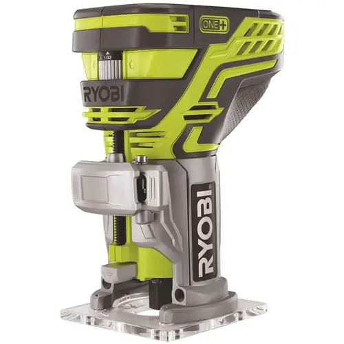 18-Volt ONE+ Cordless Fixed Base Trim Router (Tool Only) with Tool Free Depth Adjustment Green 18-Volt ONE+ Cordless Fixed Base Trim Router (Tool Only) with Tool Free Depth Adjustment Green