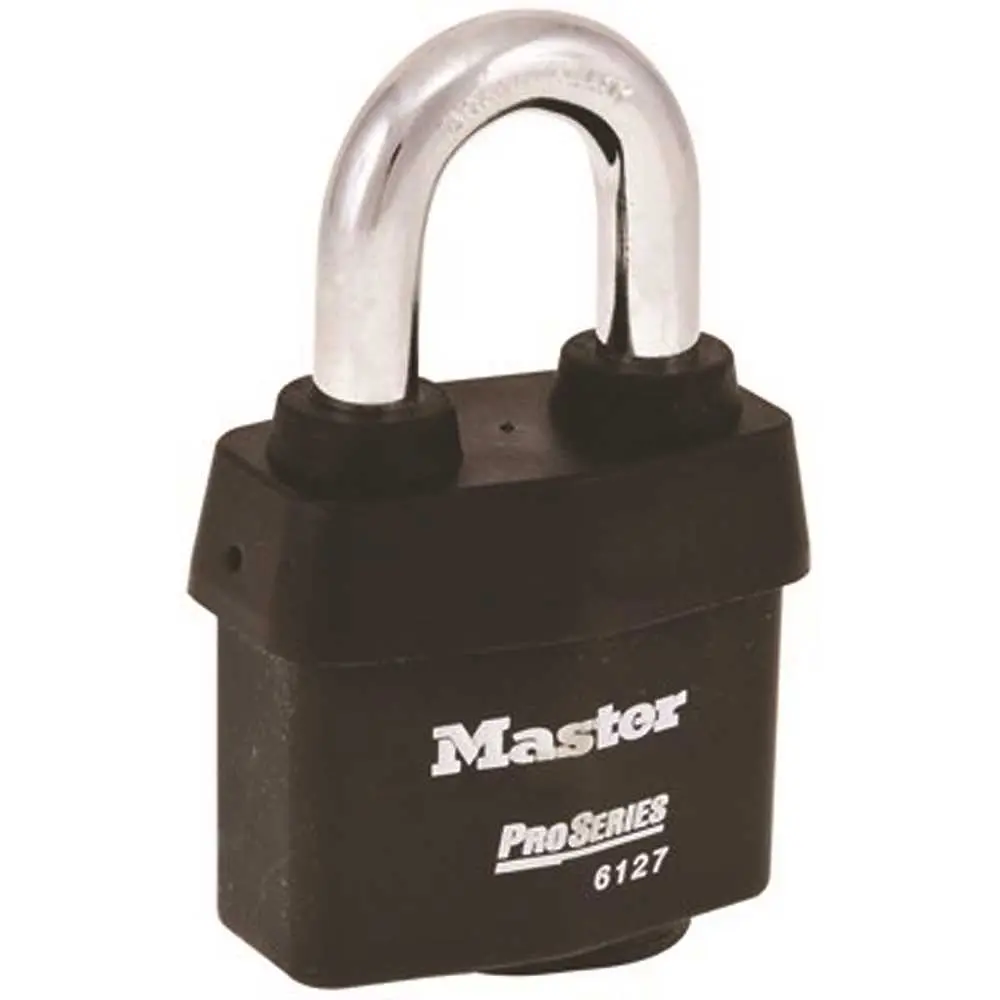 Master Lock 2-5/8 in. Pro-Padlock Body KD Black 6127