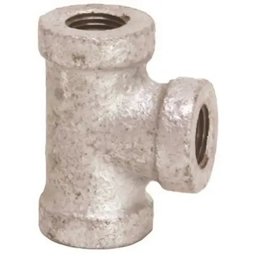 150 psi 1/2 in. Galvanized Tee, Lead Free Silver 150 psi 1/2 in. Galvanized Tee, Lead Free Silver