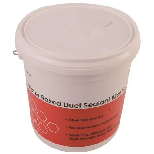 1 Gal. Airlock 181 Fiber-Reinforced, Water Based Duct Sealant Mastic White 1 Gal. Airlock 181 Fiber-Reinforced, Water Based Duct Sealant Mastic White