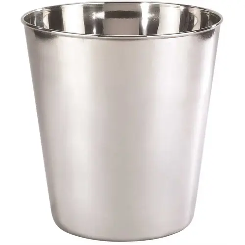 Basic 9 Qt. Wastebasket in Stainless Steel Bright Pack of 6 Basic 9 Qt. Wastebasket in Stainless Steel Bright Pack of 6