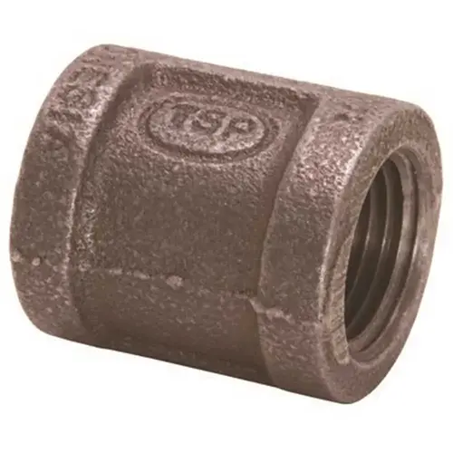 1/4 in. Black Malleable Coupling