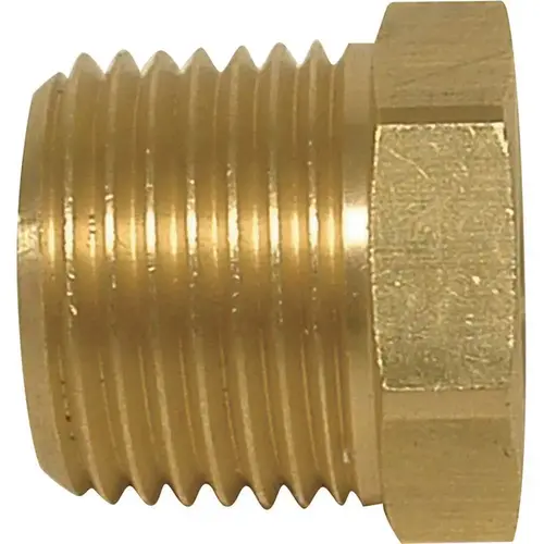 3/8 in. x 1/4 in. Brass MIP x FIP Hex Bushing