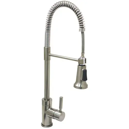 Essen Single-Handle Pull-Down Sprayer Kitchen Faucet in Brushed Nickel BRUSH NICKEL Essen Single-Handle Pull-Down Sprayer Kitchen Faucet in Brushed Nickel BRUSH NICKEL