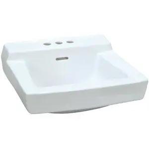 Gerber 12314 19 in. x 17 in. Gerber Plymouth Wall-Hung Bathroom Sink in White