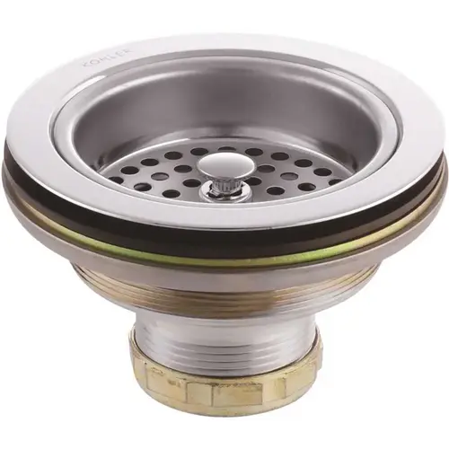 Duostrainer 4-1/2 in. Sink Strainer in Polished Chrome Duostrainer 4-1/2 in. Sink Strainer in Polished Chrome