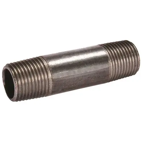 1/2 in. x 5 in. Black Steel Nipple