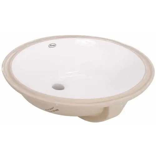 Select 19-3/4 in. Undermount Bathroom Sink in White