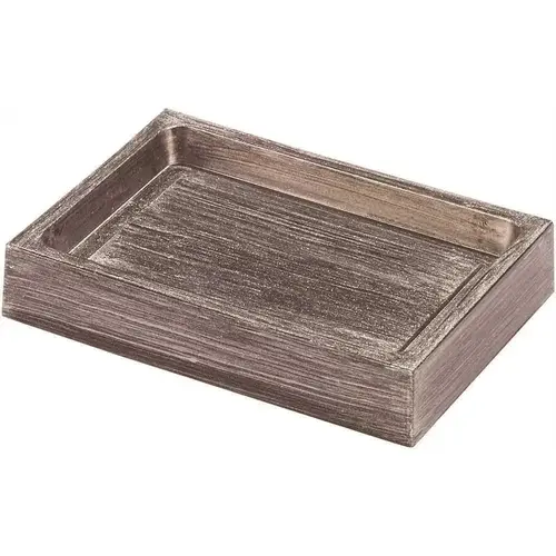 Parker Plastic Soap Dish Brushed Pack of 6 Parker Plastic Soap Dish Brushed Pack of 6