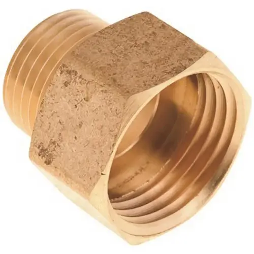 3/4 in. FHT x 3/4 in. MIP Brass Hose Adapter 3/4 in. FHT x 3/4 in. MIP Brass Hose Adapter