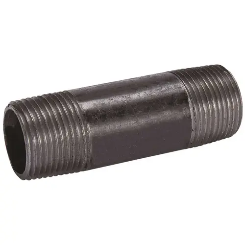 3/4 in. x 12 in. Black Steel Nipple