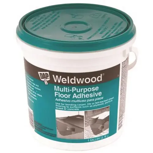 Weldwood Multi-Purpose Floor Adhesive, 4 Gal. Off White Weldwood Multi-Purpose Floor Adhesive, 4 Gal. Off White