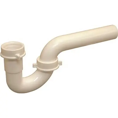1-1/2 in. PP P-Trap without Adapter White 1-1/2 in. PP P-Trap without Adapter White